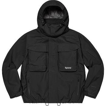 Chaquetas Supreme GORE-TEX PACLITE® Lightweight Shell Negras | Supreme 182FM